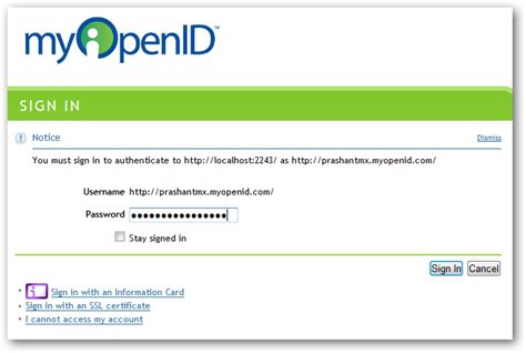 OpenIdLogin Application .